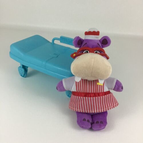 Disney Doc McStuffins Mobile Vet Clinic Stretcher Gurney Bed Hallie Hippo Plush - $24.70