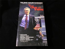 VHS In The Line Of Fire 1993 Clint Eastwood, John Malkovich, Rene Russo - £5.58 GBP
