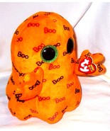 large 9&quot; tall  Halloween Ghost Goblin Big Eyes Ghoulie TY Brand Boo   - £13.00 GBP
