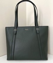 Kate Spade Chandra Dark Green Leather Tote PXRU9390 Deep Evergreen NWT $... - £134.51 GBP