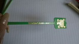 House of Chan New York City Swizzle Stick Drink Stirrer Green with Gold NYC - $10.20