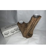 Tree Wood Candle Holder Tea Light Votive Home Decor Rustic Nature 7” - $940.64 MXN
