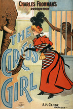 Vintage style Quality art print POSTER.The Circus Girl&quot;Room art Wall Decor.1137 - $17.82+