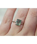 Natural Moss Agate Ring Handmade 925 Sterling Silver Ring Engagement Sil... - £47.20 GBP