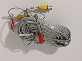 60 ft Extension Cable Night Owl and Swann Security Camera Gray NEW - $19.73