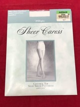 VTG NEW Worthington Sheer Caress Color WHITE Silky Sheer Pantihose Sz Av... - $11.83