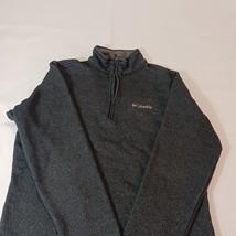 Columbia AM1534 Sweater Men's Size Small Dark Gray 1/4 Zip Pullover Sweatshirt image 10