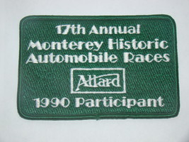 (1990) 17th Annual Monterey Historic Automobile Races - Participant - Patch - $35.00