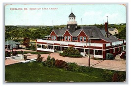 Riverton Park Casino Portland Maine ME DB Postcard Y3 - £2.32 GBP