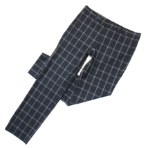 NWT Banana Republic Ryan in Navy Windowpane Plaid Straight-fit Pants 8 - £32.95 GBP