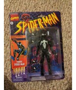 Spider-Man Retro Marvel Legends Symbiote " BLACK SUIT" Spider-Man 6" AF HASBRO - £29.23 GBP