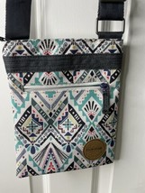 Dakine Jive Canvas Bonnie Fabric Adjustable Cross Body Purse Geometric - £7.78 GBP