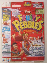 POST Cereal Box FRUITY PEBBLES 2010 Wintertime Fun [G7C11m] - $7.17