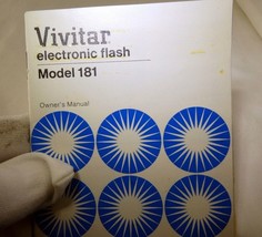 Vivitar Electronic Flash 181  Manual Instruction Guide EN English - £5.48 GBP