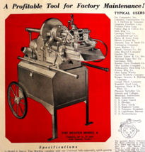 1936 Beaver Pipe Co Advertisement Industrial Machinery Model A Ohio F15F - $29.99