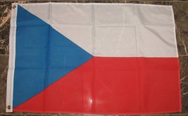 Czech Republic Flag 2&#39;x3&#39; Country Polyester Banner - £3.47 GBP