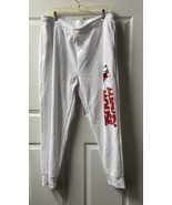 NWOT Disney Mickey Mouse Womens XXLG White Fleece Joggers with Pockets - £30.23 GBP