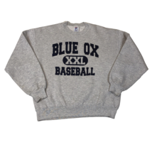 Vintage Bangor Blue Ox Baseball Gray Crewneck Sweatshirt Large Northeast... - $1,507.73 MXN