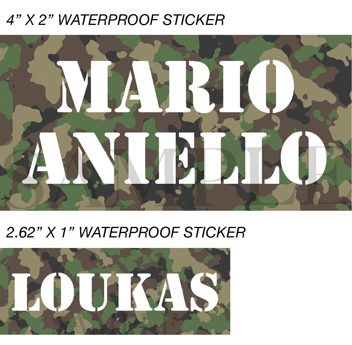 Camo Stickers, Camo Stickers for School, Custom Camo Stickers, School Ca... - $1.98+