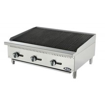 36&quot; LAVA ROCK CHAR BROILER ATCB-36 COMMERCIAL RESTAURANT DUTY NATURAL OR... - $1,338.00
