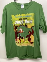 Walt Disney The Jungle Book Men’s T Shirt Green New  - £19.47 GBP