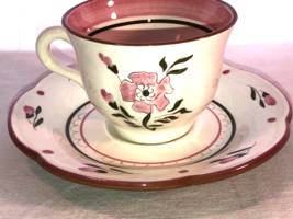 Stangl Pottery Colonial Rose Cup and Saucer Vintage (Set 1) - $24.99