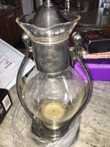 Vintage Thé Pot Chauffe avec Bougie Rare - $241.06