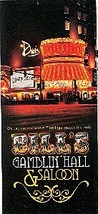 Las Vegas Bill&#39;s Gambling Hall Brochure - £3.09 GBP