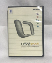 Microsoft Office Mac Student and Teacher 2004 With Product Key D2 - $9.46