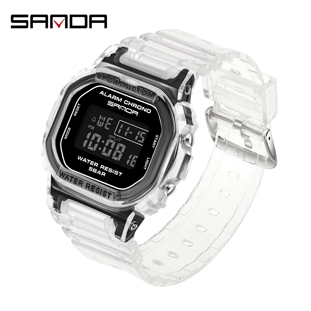 SANDA G Style Digital Watch Men Waterproof  Ms Watch  Men  Boy Girl Electronic   - £54.41 GBP