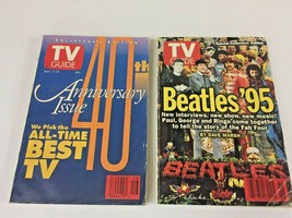 Vintage~ TV Guides ~ 40th Anniversary 1993 &amp; The Beatles &#39;95. Sesame Street Etc. - £7.74 GBP