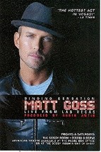 Matt Goss @ The Palms Hotel Las Vegas Promo Card - £4.75 GBP