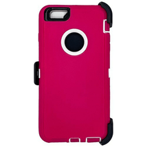 for iPhone 5/5s/SE 2016 Heavy Duty Case w/Clip PINK/WHITE - £5.27 GBP
