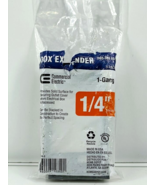 Commercial Electric 1/4&quot; 1-Gang Outlet Electrical Box Extender SG14-3 (3... - $20.12 CAD