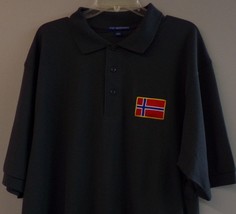Flag Of Norway Mens Embroidered Polo Shirt From USA XS-6XL, LT-4XLT New - £20.17 GBP+