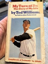 My Turn at Bat by Ted Williams by Williams John Underwood Gillette Giveaway 1969 - £3.94 GBP