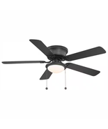 Hugger 52 In. LED Indoor Black Ceiling Fan with Light Kit - $1,725.15 MXN