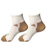 2 Pair Womens Mid Cut Ankle Quarter Athletic Casual Sport Cotton Socks S... - £6.26 GBP