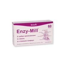 Enzy-Mill - Good Digestion Meteorism Relief Stomach Bloating Gas 60 tablets - £15.99 GBP