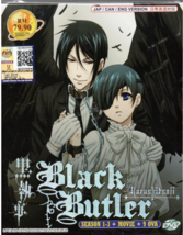 Black Butler Kuroshitsuji DVD Complete Series (Season 1-3 +Movie +9 OVA) English - £24.61 GBP