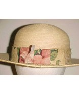 Gumarcaah Guatemala Adult Women Handwoven Palm Floral Band Green Hat 7 1... - $50.73