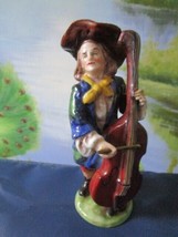 1880&#39;&#39;s Capodimonte 19thC Porcelain Figurine Musician #3 Cello Player - £62.32 GBP