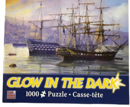Glow in the Dark Jigsaw Puzzle Ships Casse-tete Frigate and First Rate 1... - $28.31