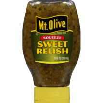 Mt. Olive Squeeze Sweet Relish, 10 fl oz Bottle, Pak Of 4  - £16.78 GBP