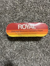 Royal Universal Electronic Calculator Paper 3 Rolls NEW SEALED Free Ship... - $16.83