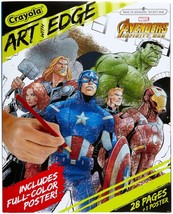 Crayola Art W Edge Coloring Book Marvel Avengers - $688.92 MXN
