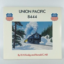 Union Pacific Steam Locomotive 8444 Railroad Photo History Kindig And Hill - $13.67