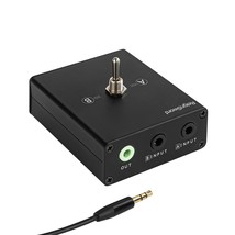 3.5 Mm Audio Switcher, 2 Ports Audio Splitter Box (2 In 1 Out / 1 In 2 O... - £30.66 GBP