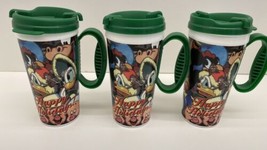 16oz Disney Parks “Happy Holidays” hot beverage cups w/ lid set of 3 - £15.53 GBP