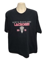 2015 North Rockland Lacrosse Adult Black 2XL TShirt - £15.94 GBP